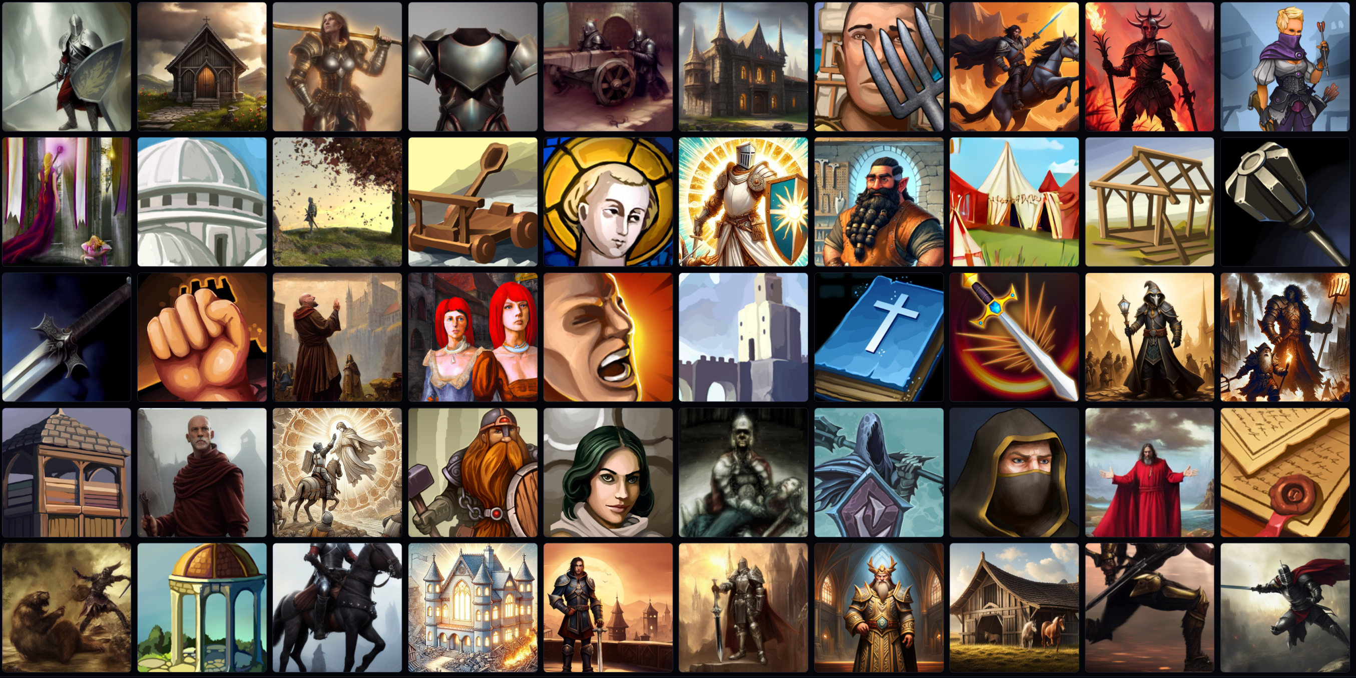 Divine Faction Artwork Gallery
